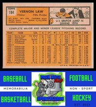 Load image into Gallery viewer, 1963 Topps #184 Vern Law EX