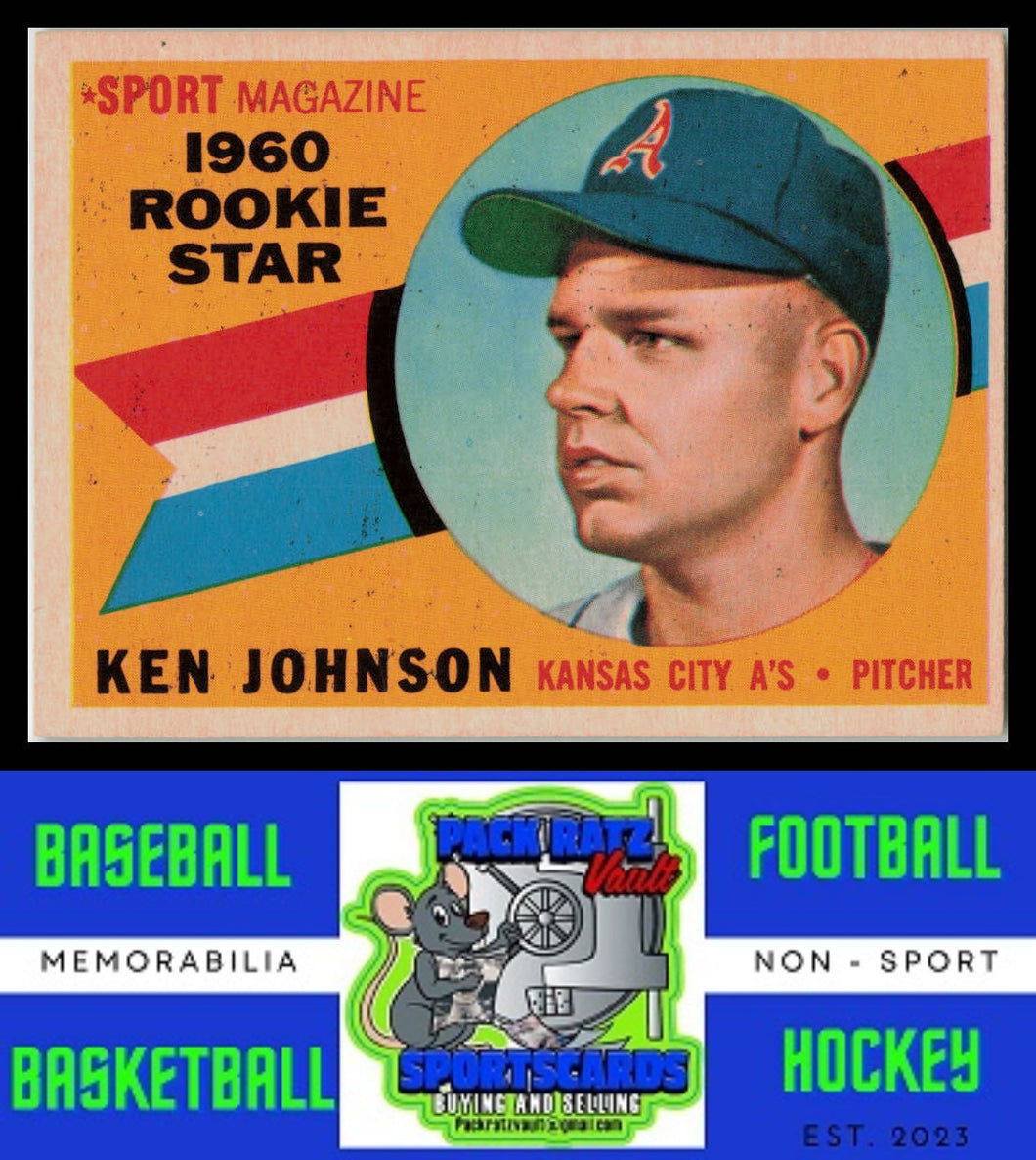 1960 Topps #135 Ken Johnson EX+