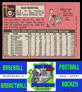 1969 Topps #370 Juan Marichal EX