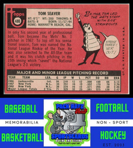 1969 Topps #480 Tom Seaver EX