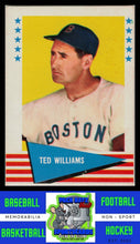 Load image into Gallery viewer, 1961 Fleer Baseball Greats #152 Ted Williams EX