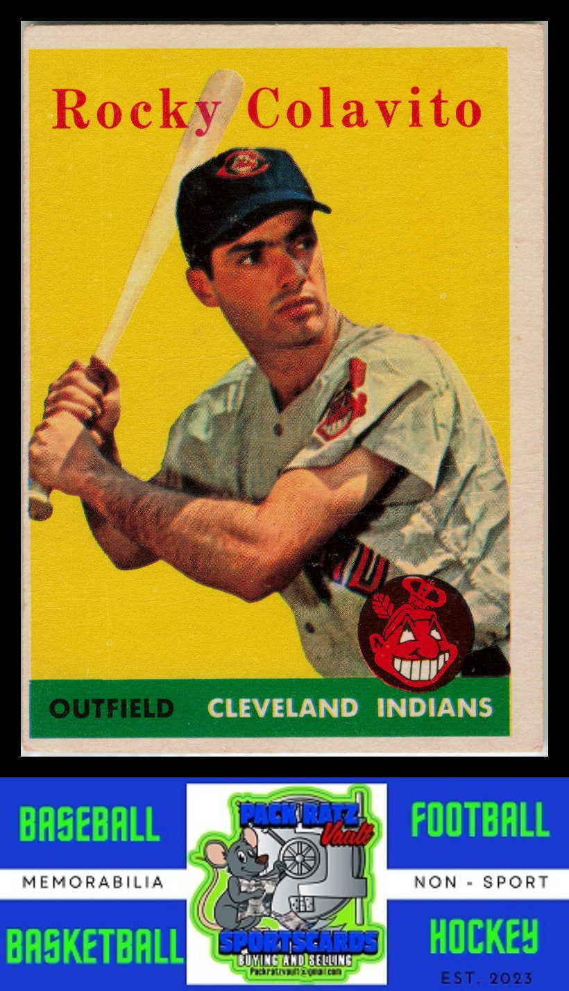 1958 Topps #368 Rocky Colavito EX