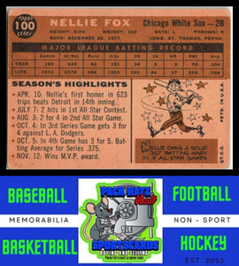 1960 Topps #100 Nellie Fox EX