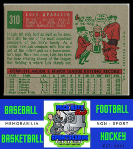 1959 Topps #310 Luis Aparicio EX