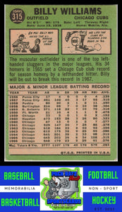 1967 Topps #315 Billy Williams EX