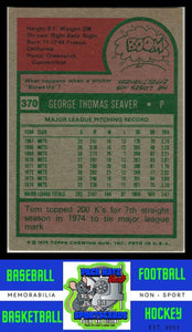 1975 Topps #370 Tom Seaver EX