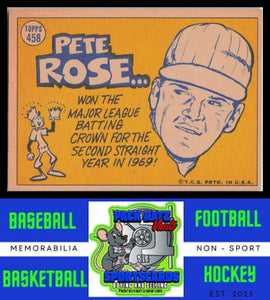 1970 Topps #458 Pete Rose