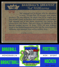 Load image into Gallery viewer, 1959 Fleer Ted Williams #47 Ted Williams VG