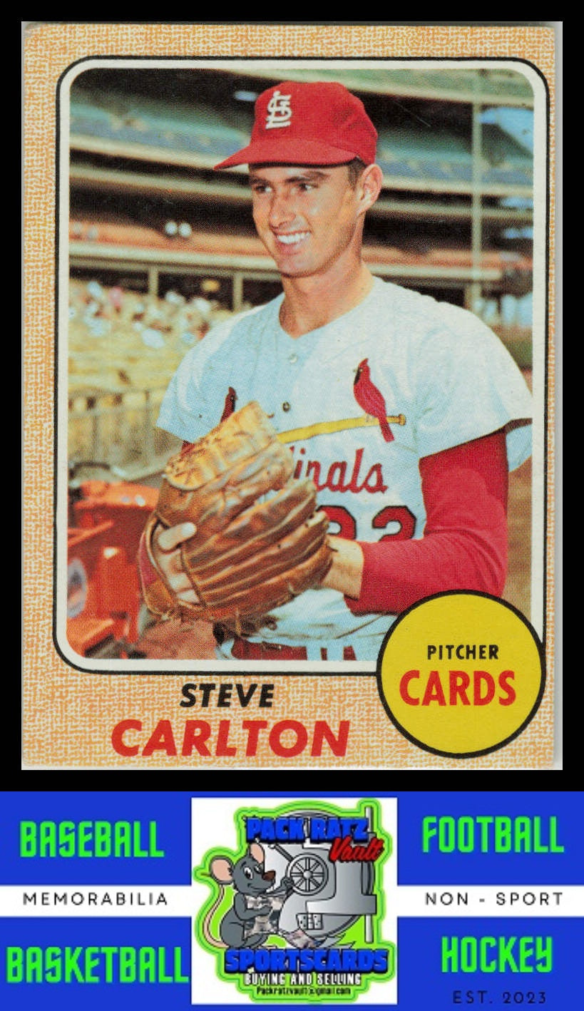 1968 Topps #408 Steve Carlton VG/EX