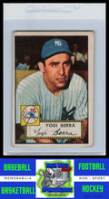 Load image into Gallery viewer, 1952 Topps #191 Yogi Berra VG