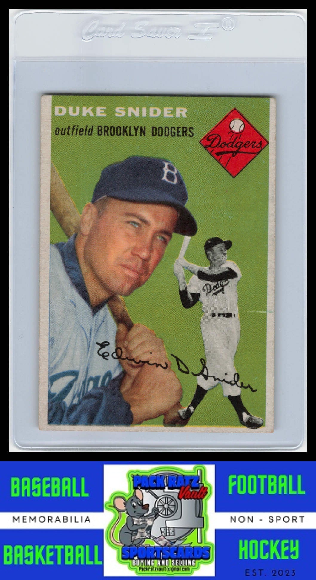 1954 Topps #32 Duke Snider EX