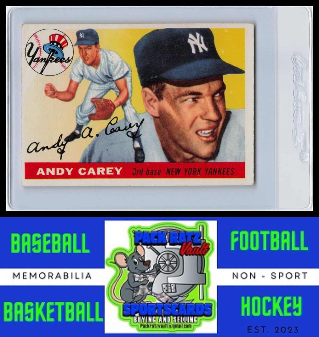 1955 Topps #20 Andy Carey EX