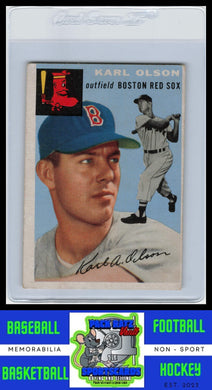 1954 Topps #186 Karl Olson EX