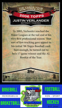 Load image into Gallery viewer, 2006 Topps #641 Justin Verlander Gold NM/M