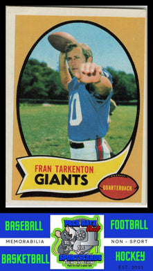 1970 Topps #80 Fran Tarkenton VG