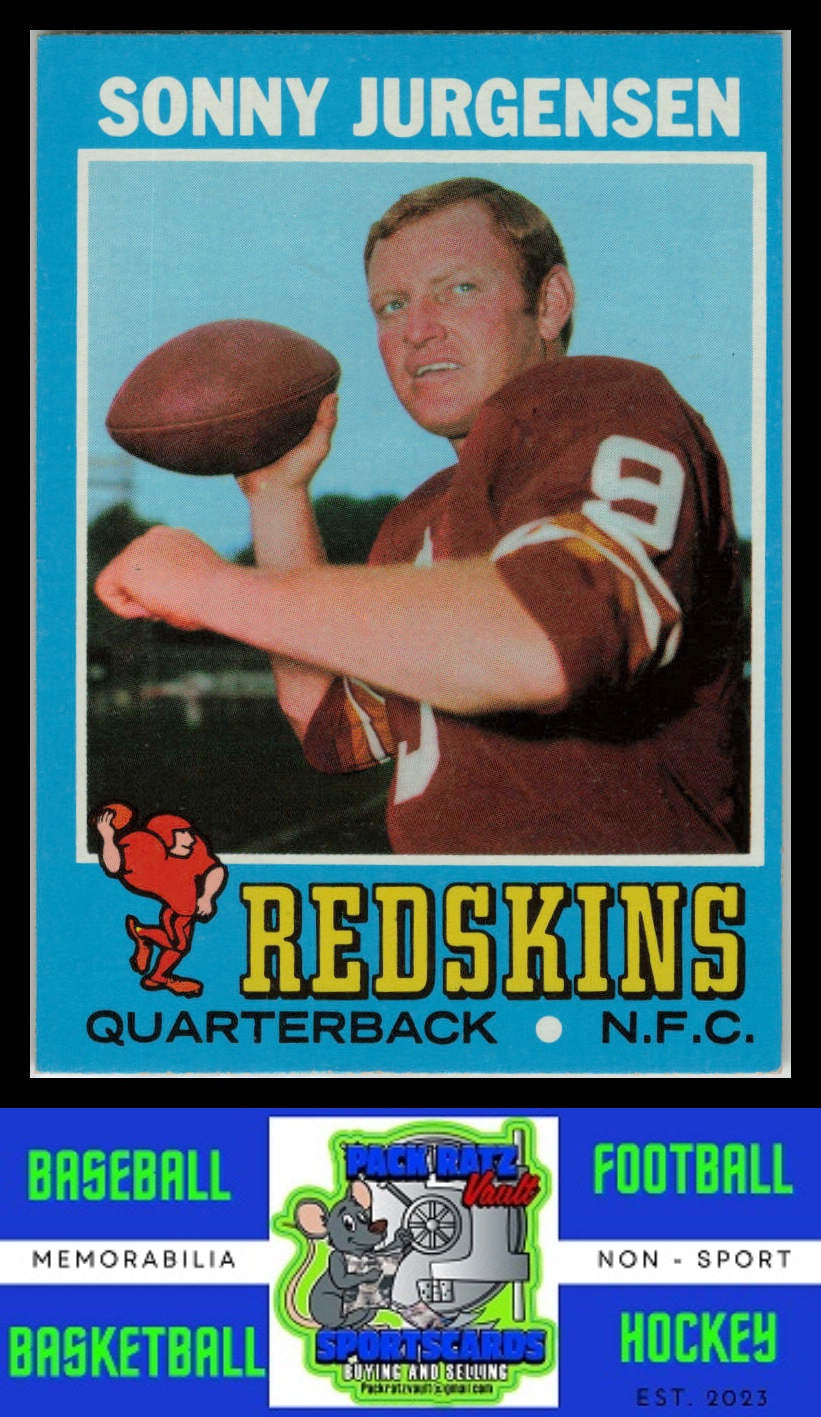 1971 Topps #50 Sonny Jurgenson EX