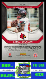 2019 Panini Prizm Draft Picks #60 Lamar Jackson NM/M