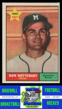 Load image into Gallery viewer, 1961 Topps #29 Don Nottebart EX