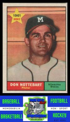 1961 Topps #29 Don Nottebart EX