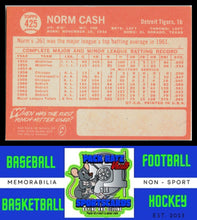 Load image into Gallery viewer, 1964 Topps #425 Norm Cash VG