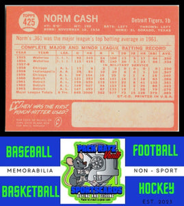 1964 Topps #425 Norm Cash VG