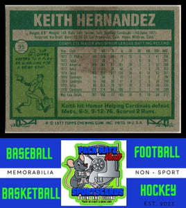 1977 Topps #95 Keith Hernandez VG