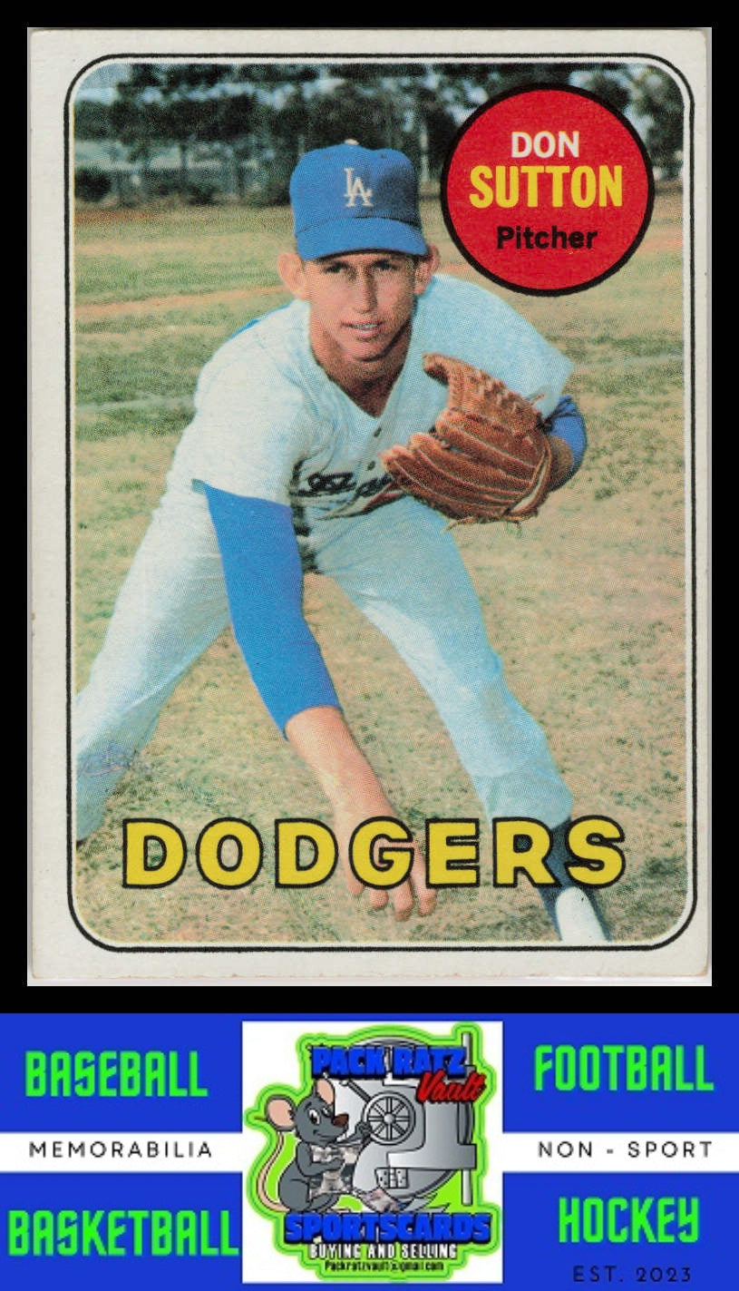 1969 Topps #216 Don Sutton EX