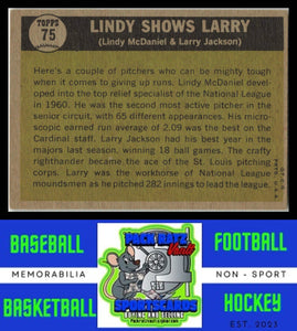 1961 Topps #75 Lindy Shows Larry CPC EX