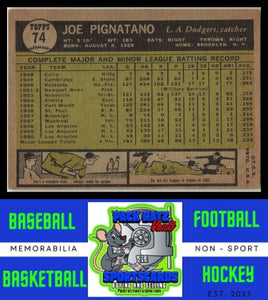 1961 Topps #74 Joe Pignatano EX