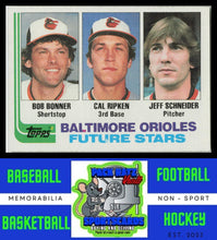 Load image into Gallery viewer, 1982 Topps #21 Orioles Future Stars (Bob Bonner / Cal Ripken / Jeff Schneider) FS, RC EX