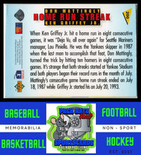 Load image into Gallery viewer, 1994 Upper Deck Fun Pack #200 Ken Griffey / Don Mattingly HLS NM/M