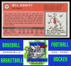 1970 Topps #56 Bill Hewitt VG+ EX