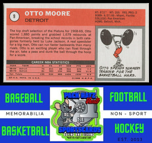 1970 Topps #9 Otto Moore VG+ EX