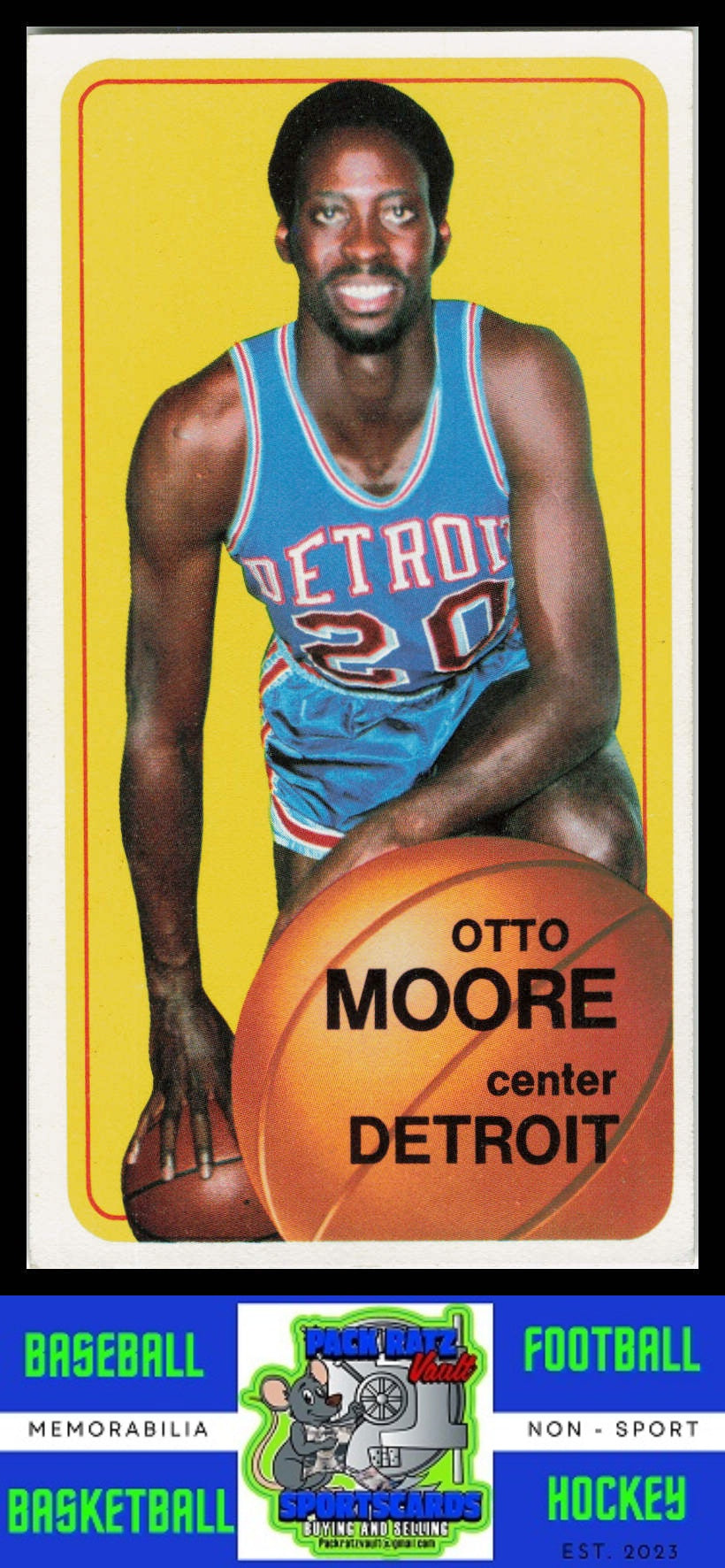 1970 Topps #9 Otto Moore VG+ EX