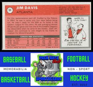 1970 Topps #54 Jim Davis VG+ EX