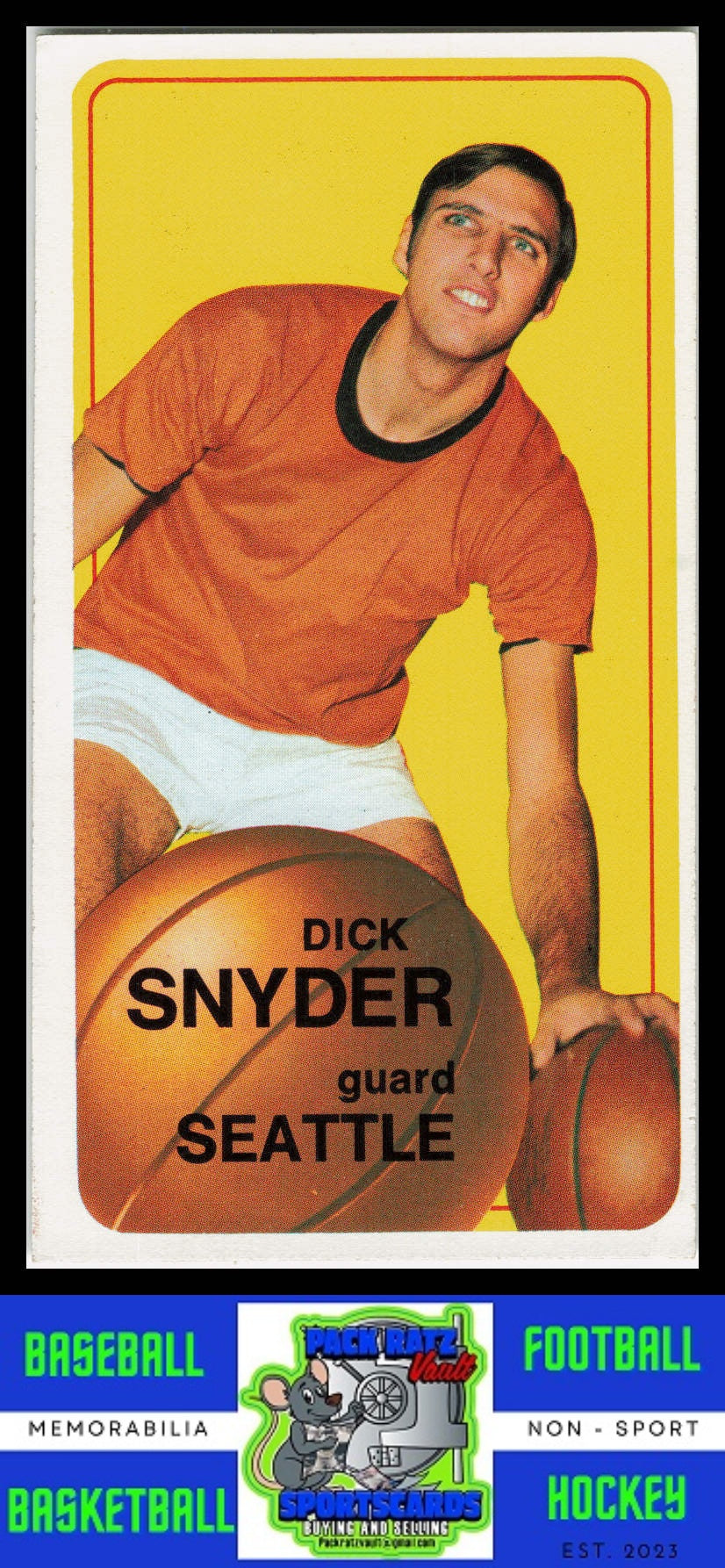 1970 Topps #64 Dick Snyder VG+ EX