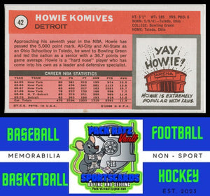 1970 Topps #42 Howie Komives VG+ EX