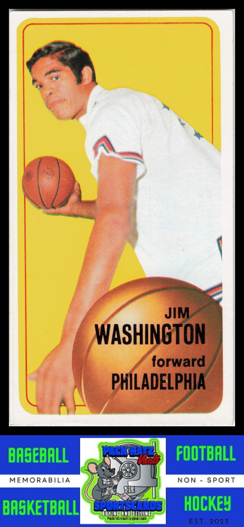 1970 Topps #14 Jim Washington VG+ EX