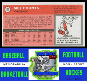 1970 Topps #103 Mel Counts VG+ EX