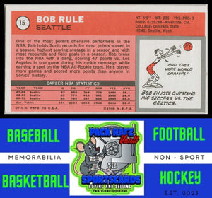 1970 Topps #15 Bob Rule VG+ EX