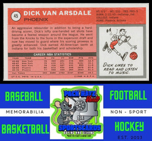 1970 Topps #45 Dick Van Arsdale VG+ EX