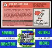 Load image into Gallery viewer, 1970 Topps #63 Bob Dandridge VG+ EX