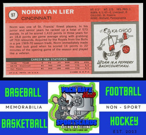 1970 Topps #97 Norm Van Lier EX