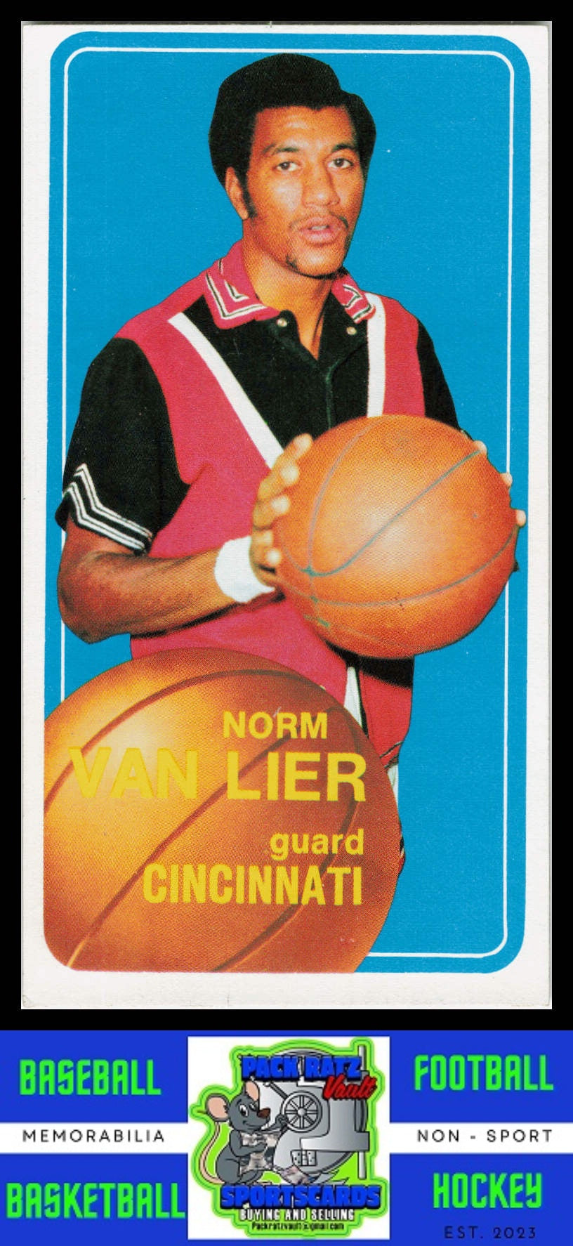 1970 Topps #97 Norm Van Lier EX