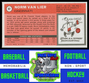 1970 Topps #97 Norm Van Lier EX