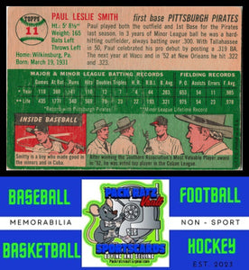 1954 Topps #11 Paul Smith G