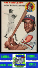 Load image into Gallery viewer, 1954 Topps #165 Jim Pendleton G / Pin Hole