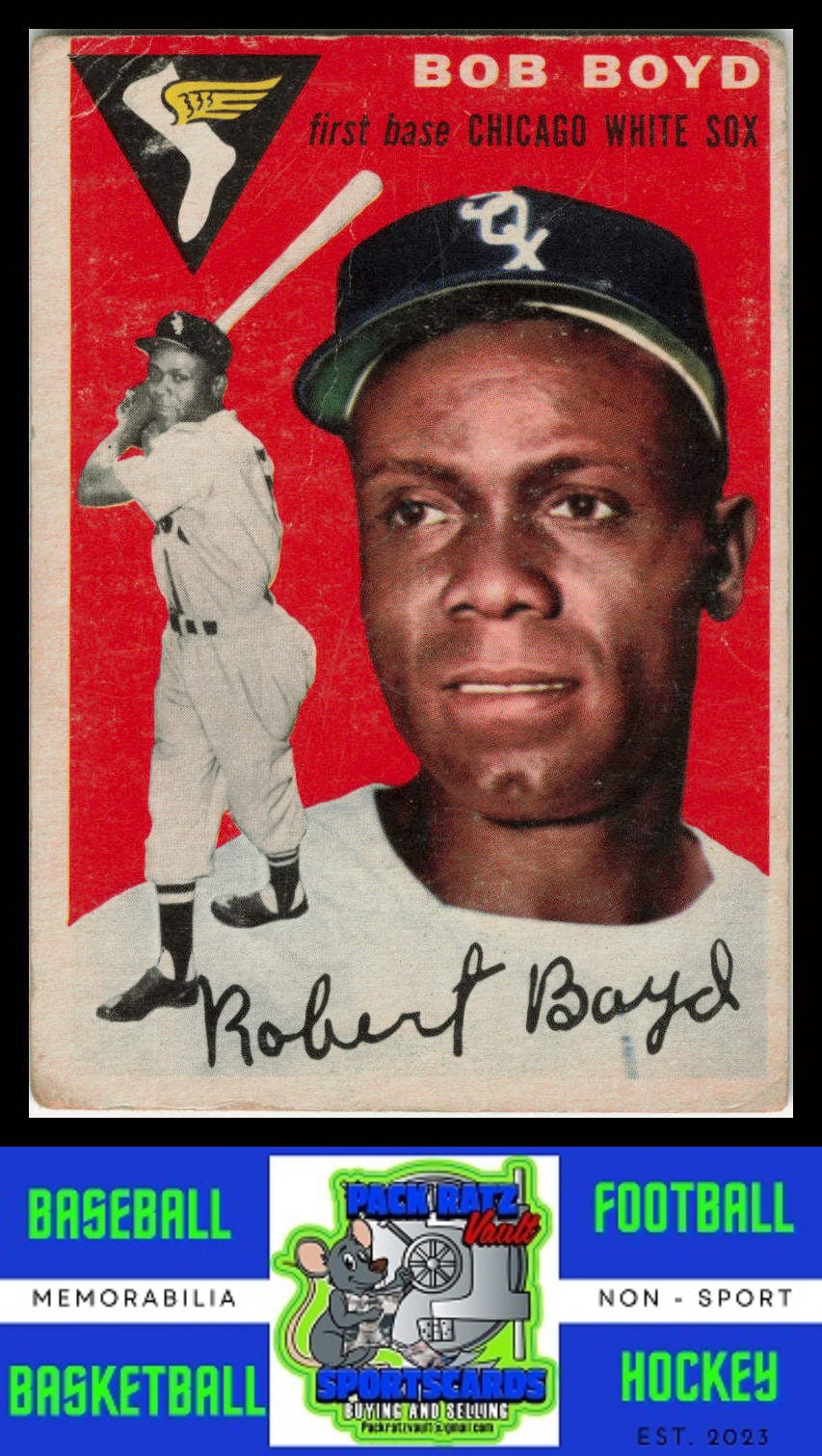 1954 Topps #113 Bob Boyd Poor