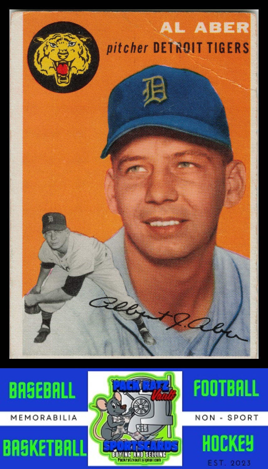 1954 Topps #238 Al Aber Poor