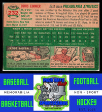 Load image into Gallery viewer, 1954 Topps #232 Lou Limmer G